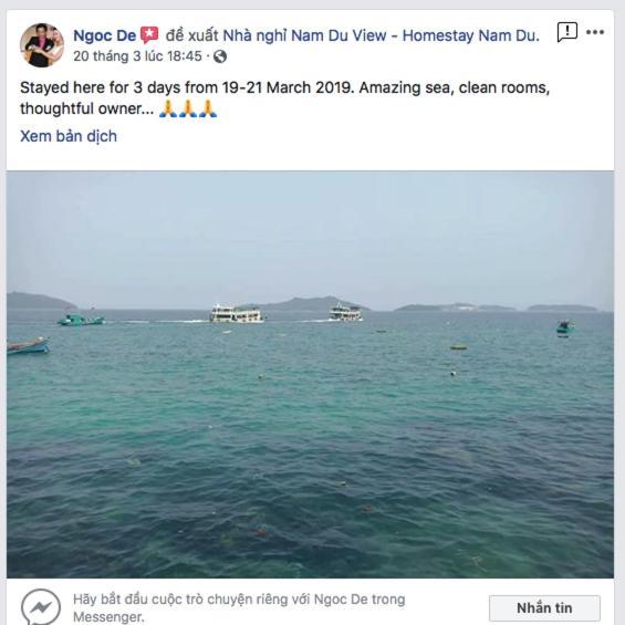 Nam Du View Guest House Bagian luar foto